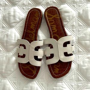 Sam Edelman, white sandals, size 8